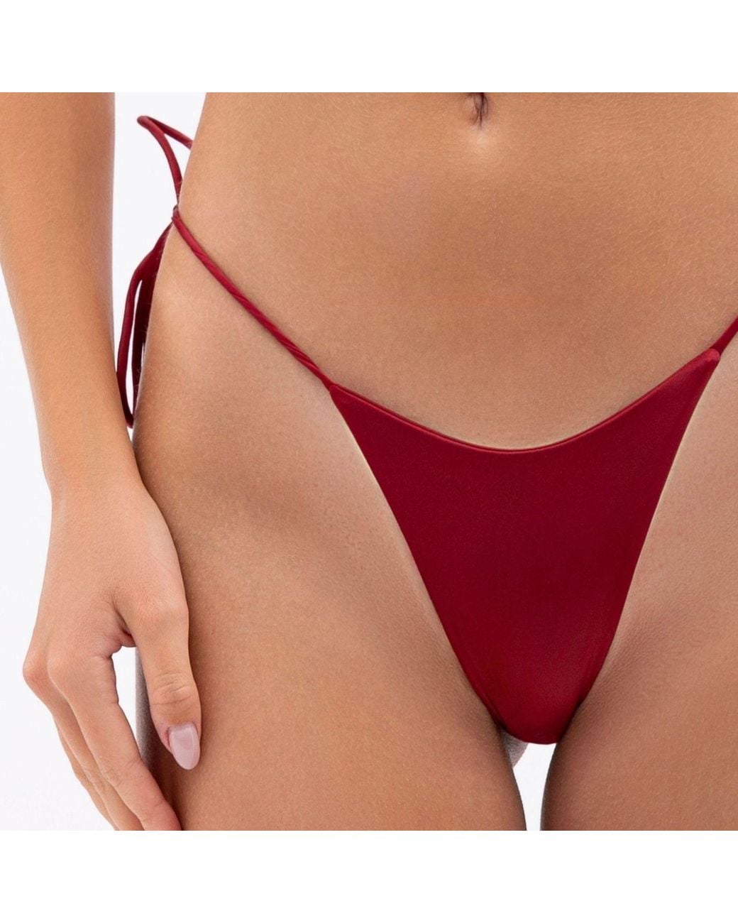 Franca Vinka Red Luisa Bikini Bottom