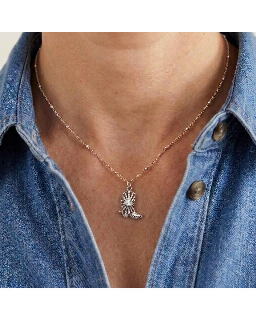 Martina Rozenberg Smira Jewelry Metallic Brisa Necklace