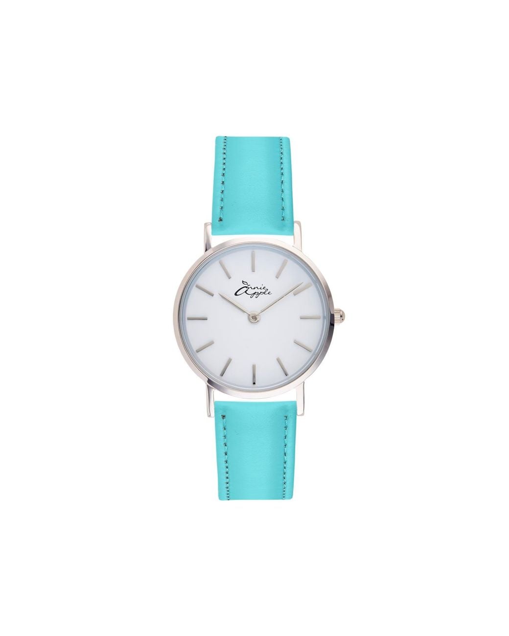 Bermuda Watch Company Annie Apple Metanoia Silver Blue Petite Interchangeable Watch