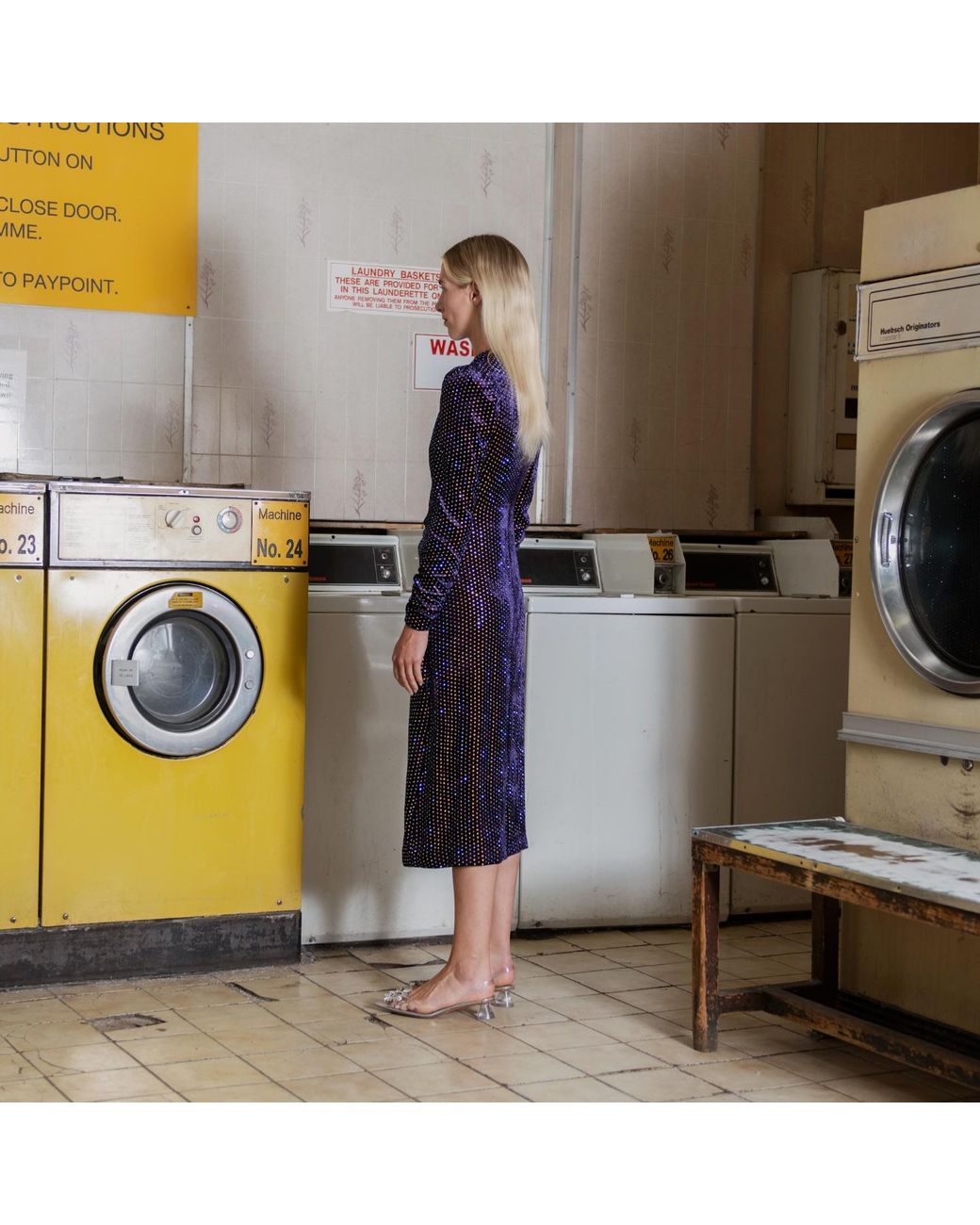 RUE AGTHONIS Purple Digestif Dress