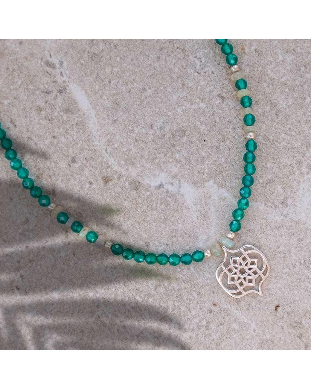 Charlotte's Web Jewellery Green Sevilla Dream Beaded Necklace