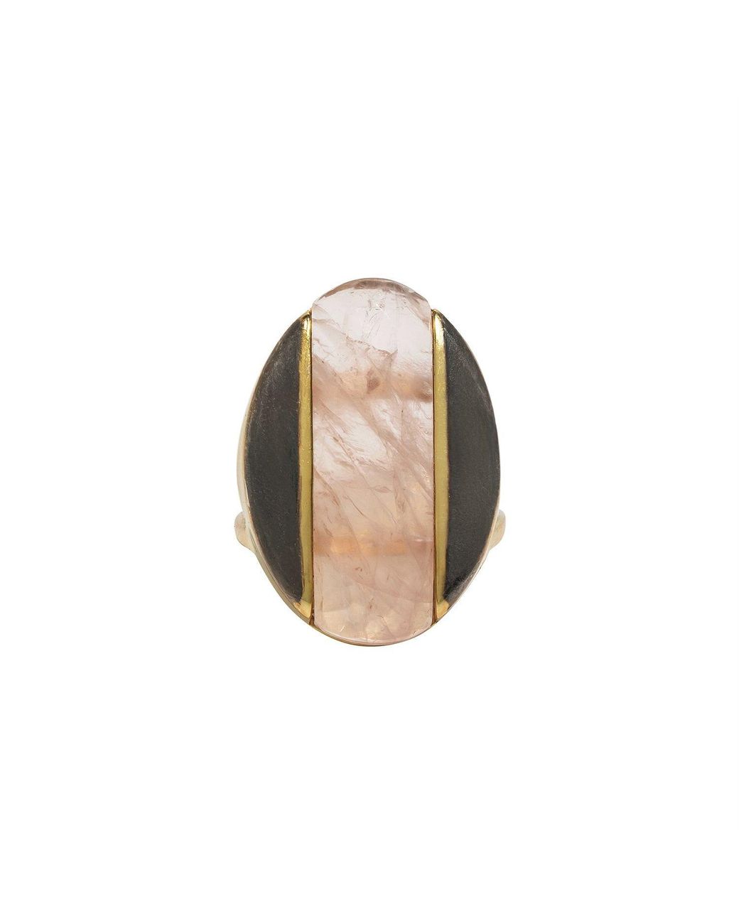 Ogé Jewelry White Athena – Sculpted Vermeil Statement Ring