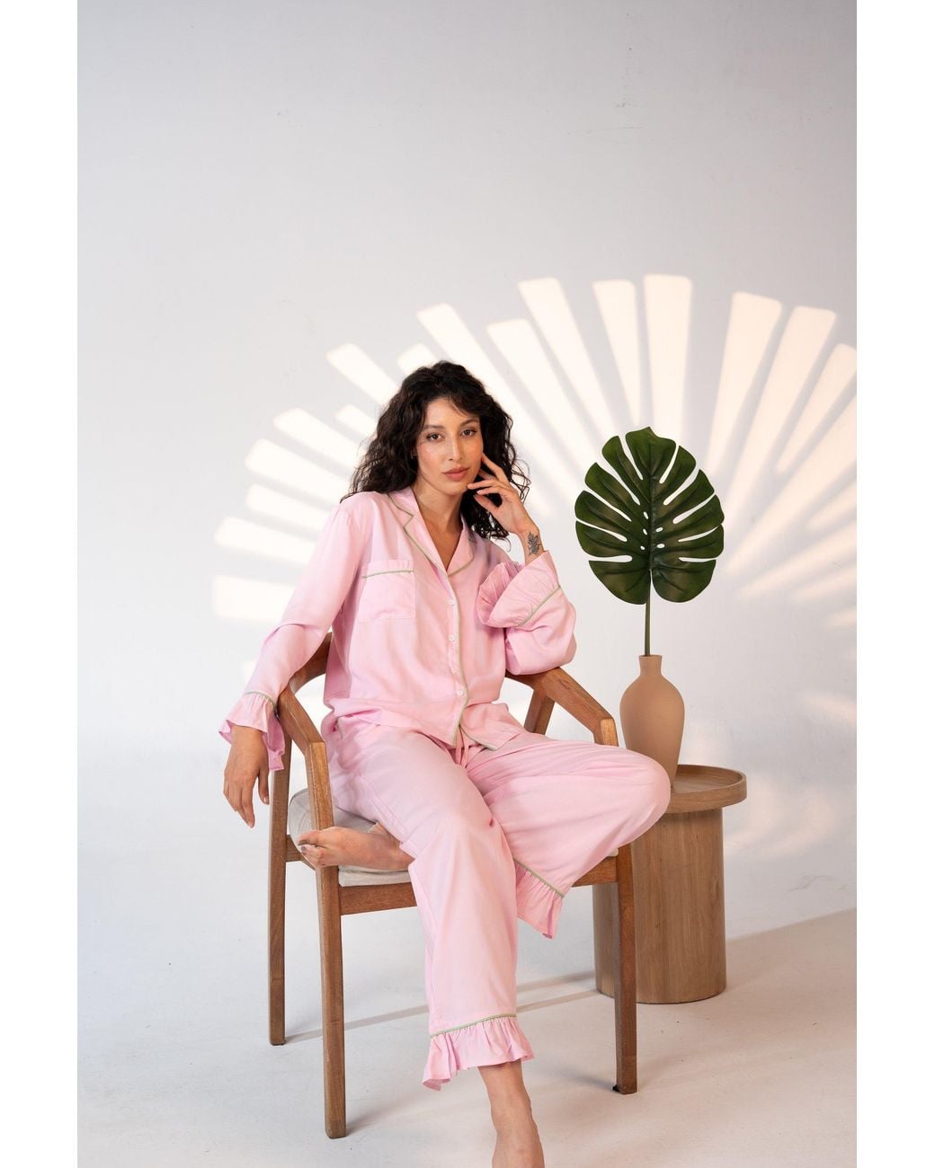 Carolina Benoit Pink Luxury Bamboo Pajama Set