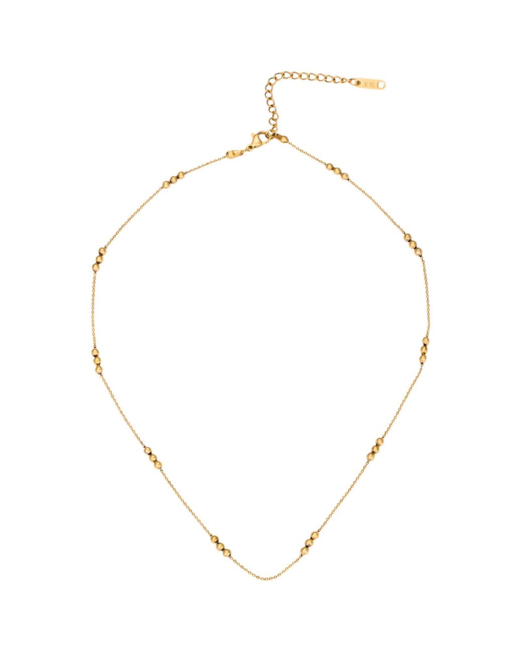 Kybele Studio White Orbit Bead Necklace