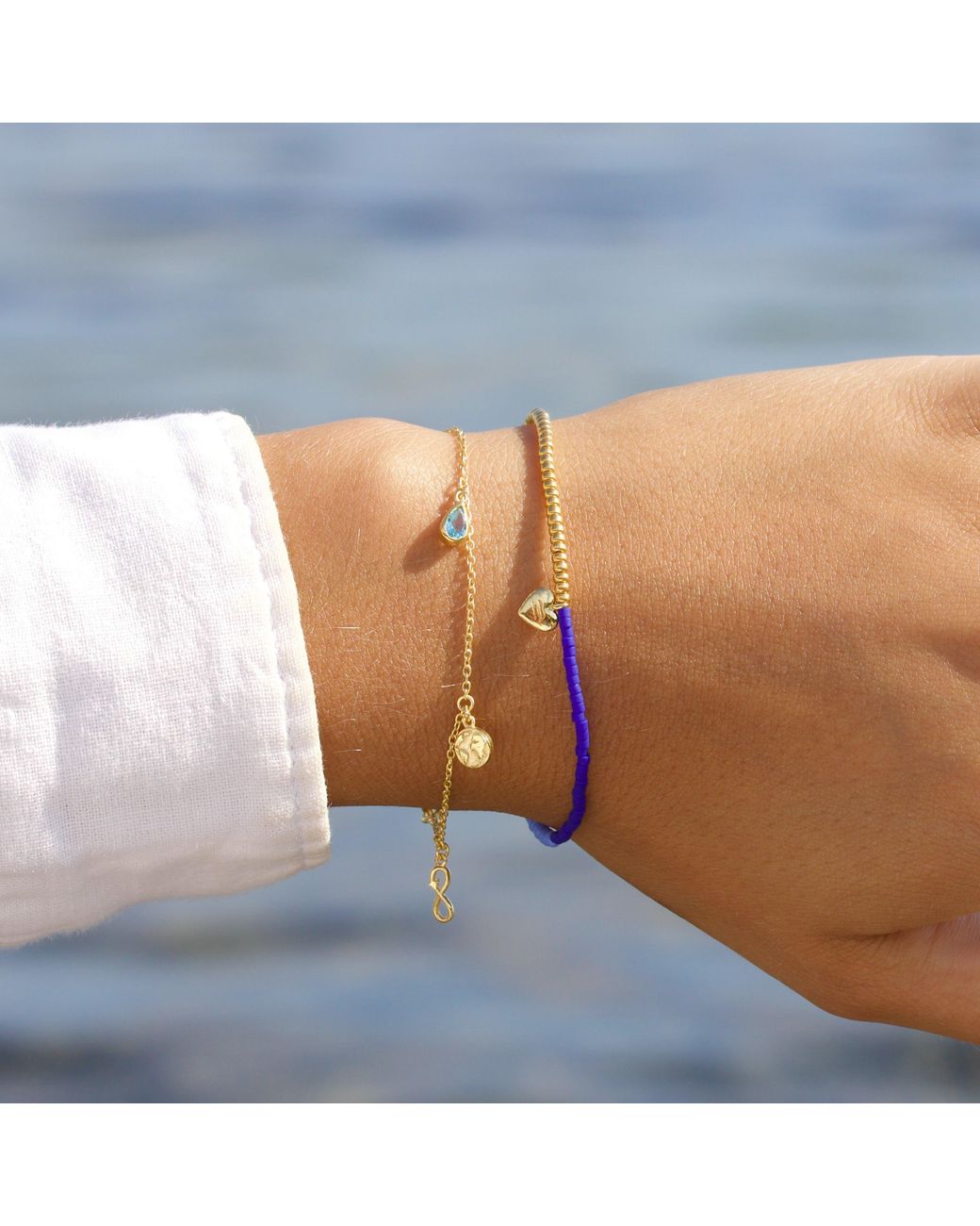 With Love Darling Metallic Planet Bracelet