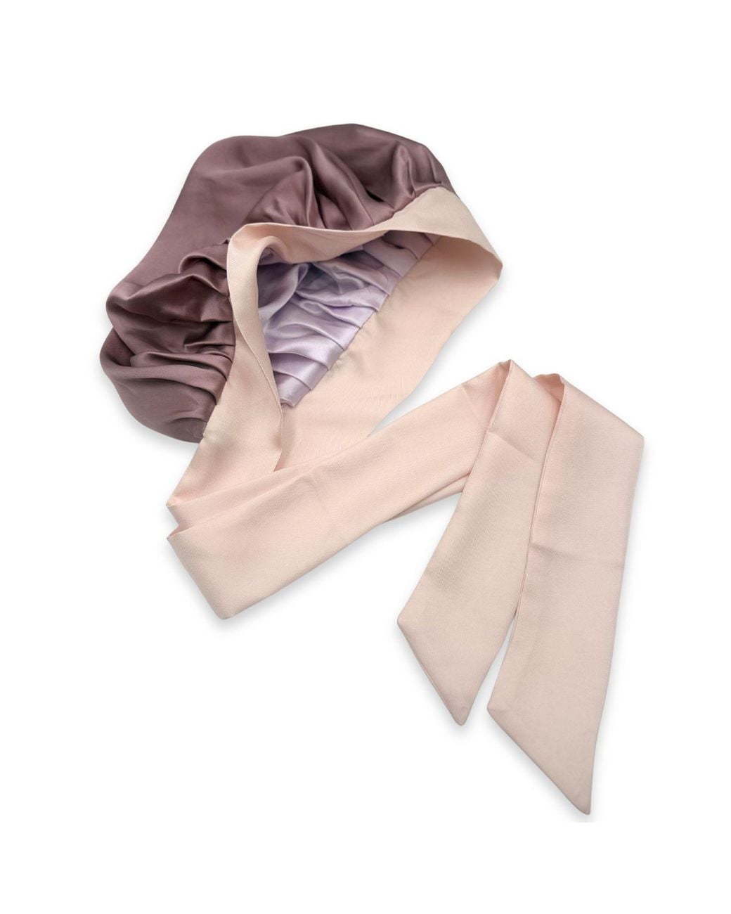 Hi Silk Pink And Adjustable Bonnet With Silk Twill Ties
