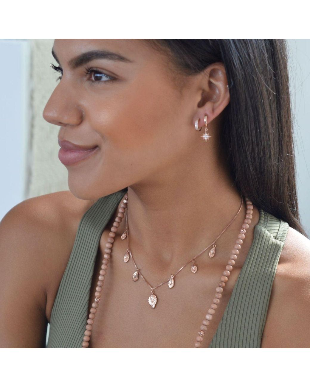 Seven Saints Metallic Artemis Slider Choker Necklace