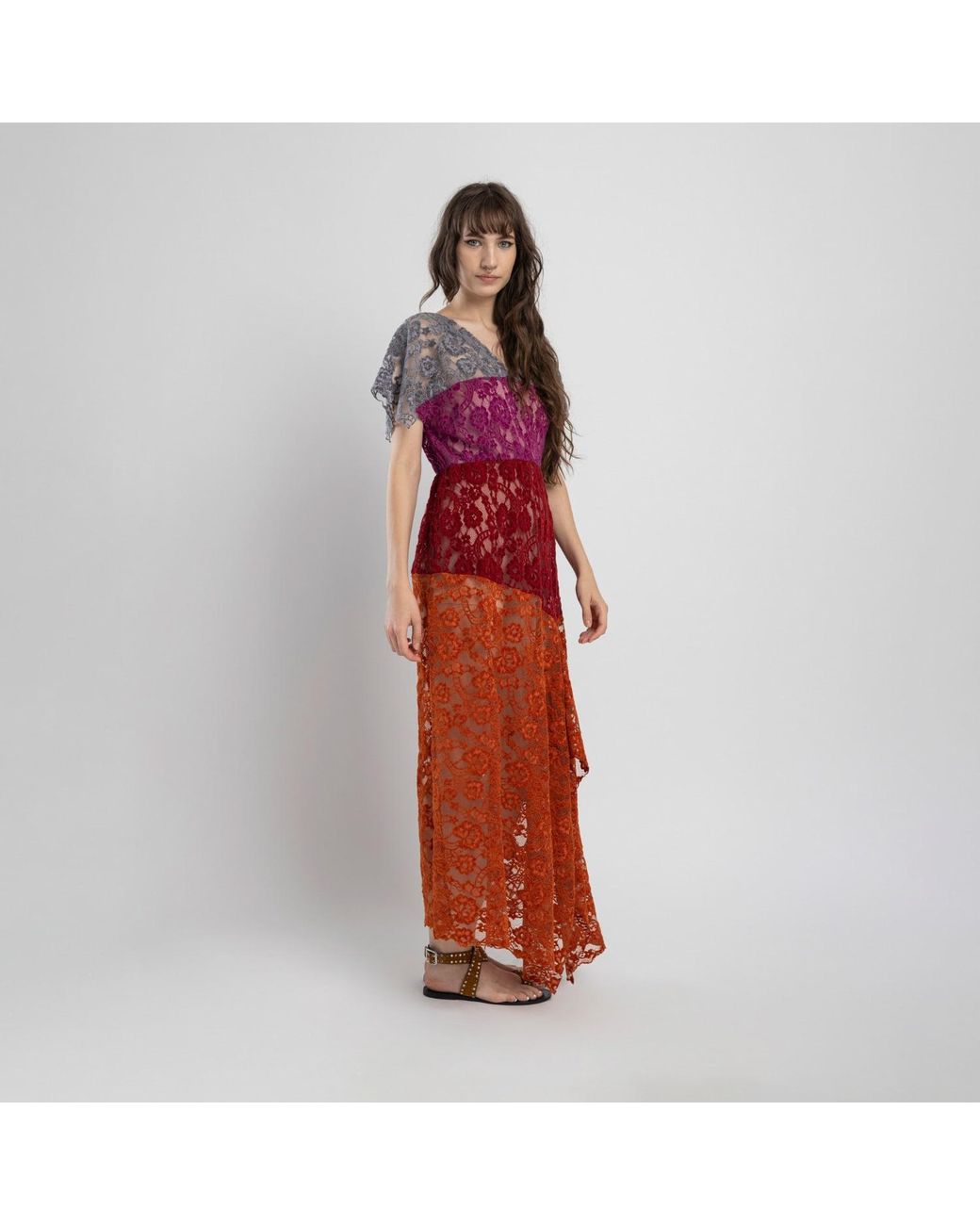 ARTISTA Red Flirt Maxi Dress