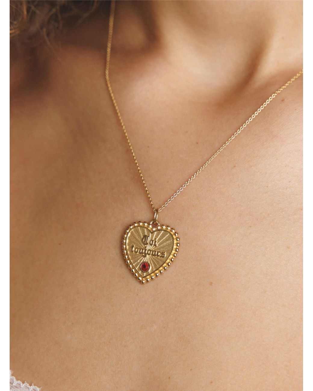 Déclarer Metallic Toi Toujours Necklace