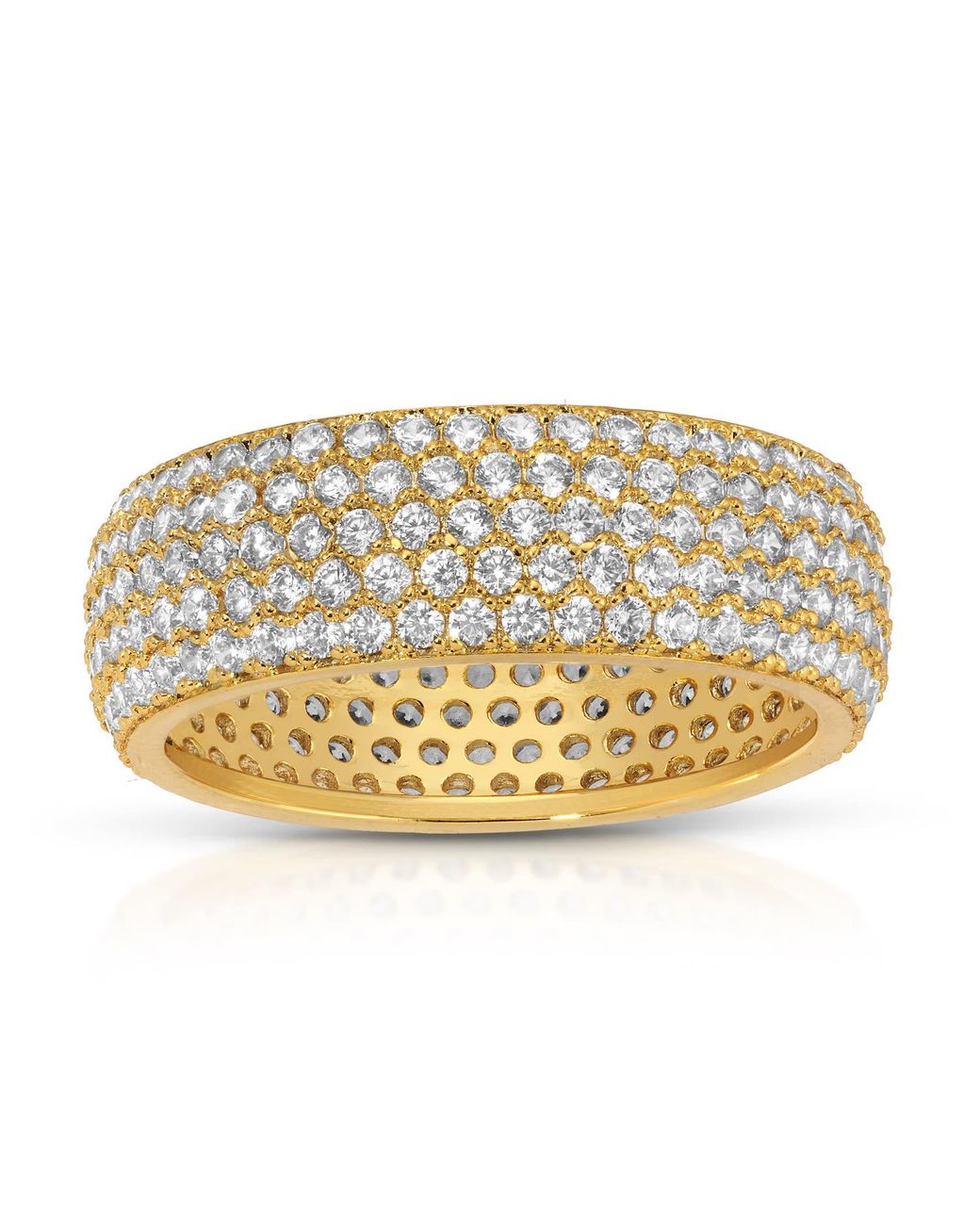 Native Gem Metallic Mini Billionaire Ring 14K Vermeil