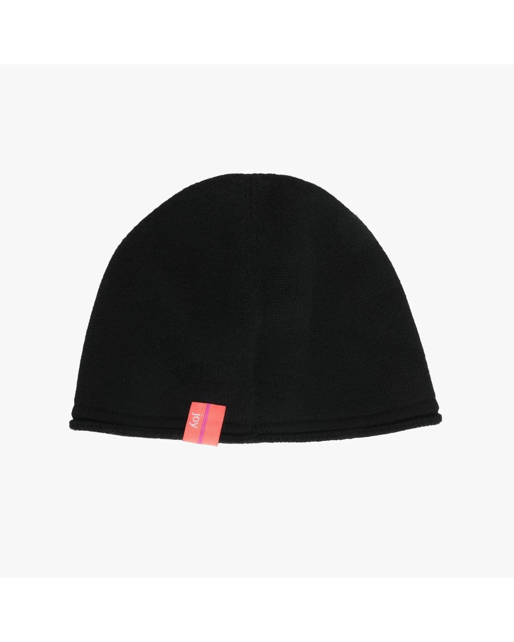 Pink Maharani Black Knitted Winter Beanie –