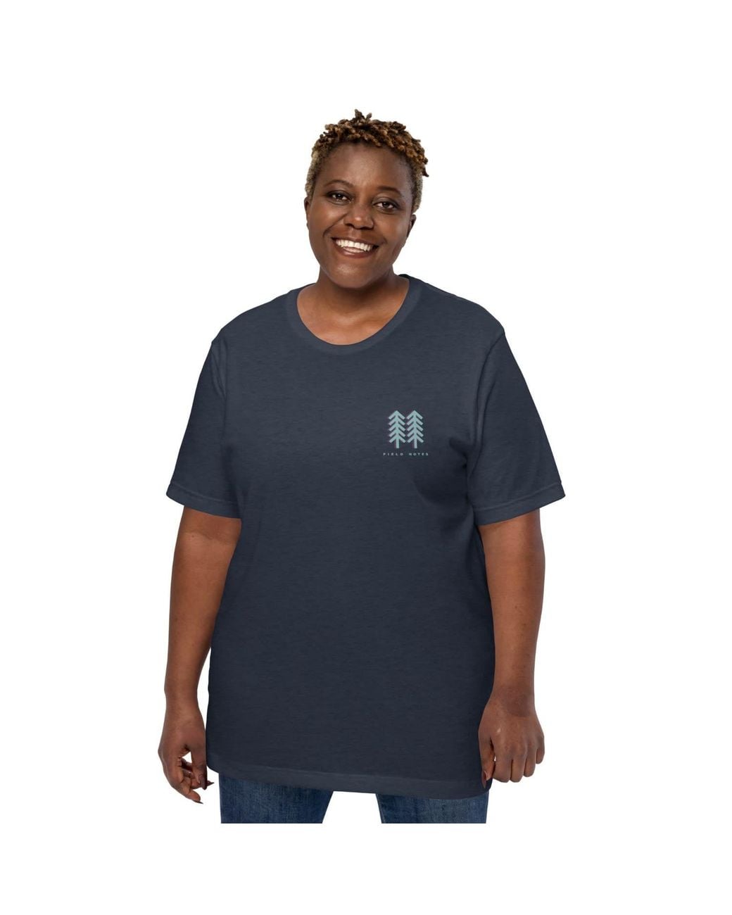 Anchor and Crew Blue One Field Notes Organic Cotton T-Shirt