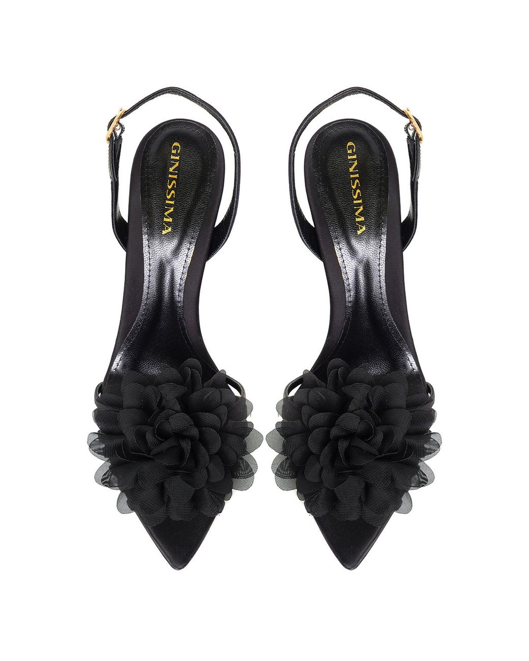 Ginissima Black Julia Sandals
