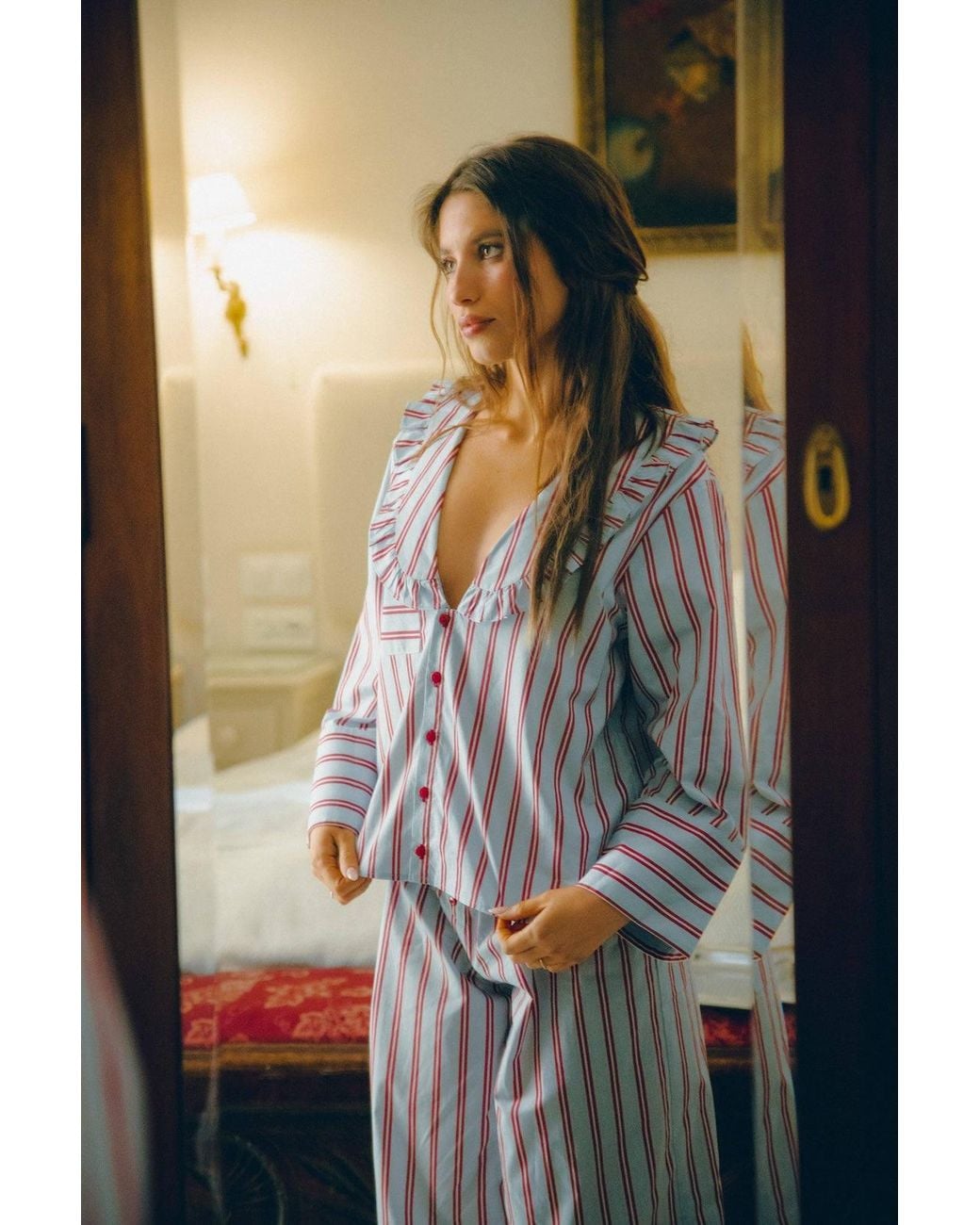 Wild Lovers Purple Elina Pjyama Shirt