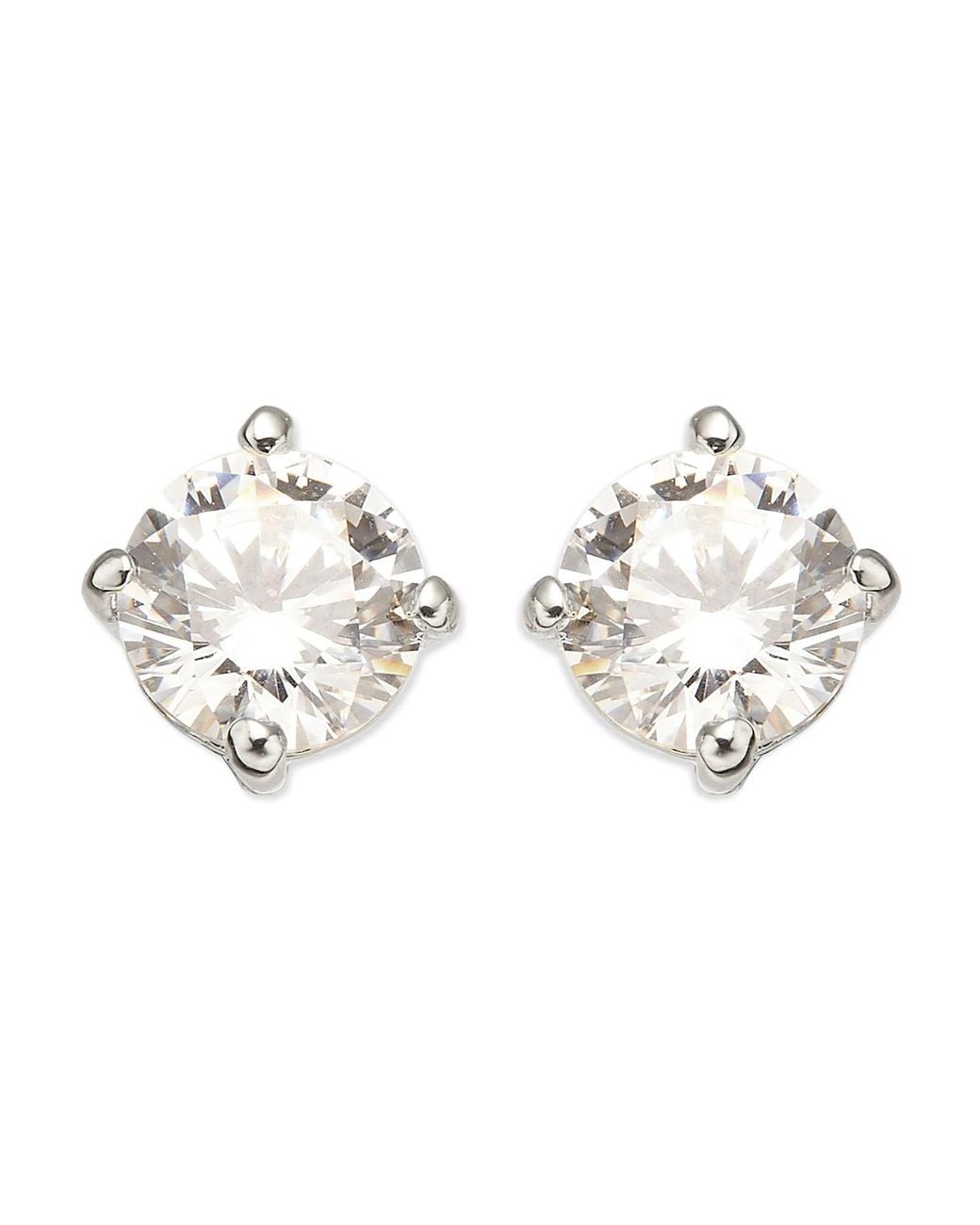 Grosse Metallic Patinum & Zirconia Earrings, Series Aristocratic