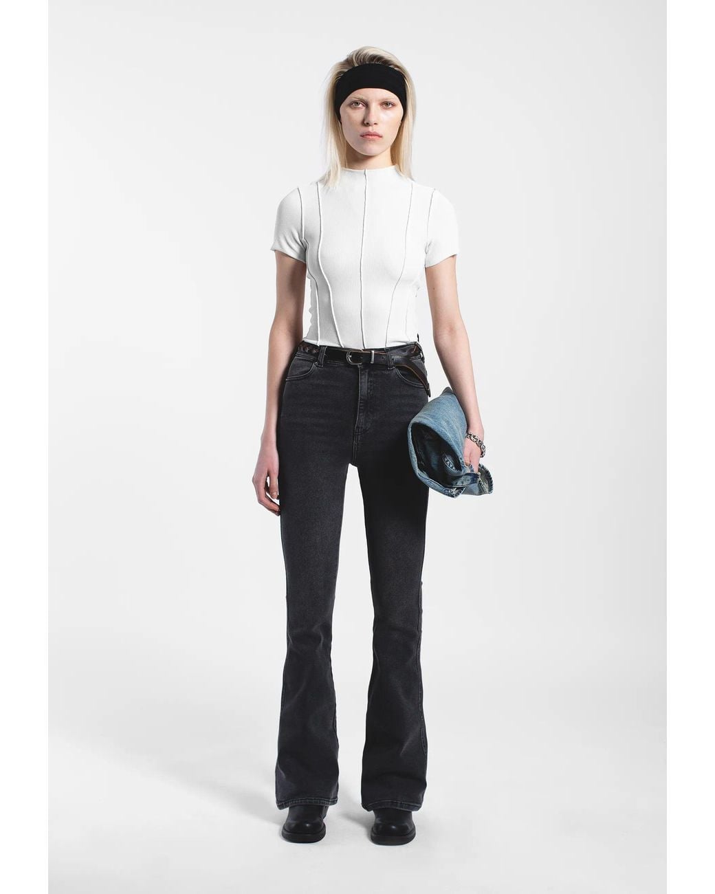 Dr. Denim Blue Moxy High Flare