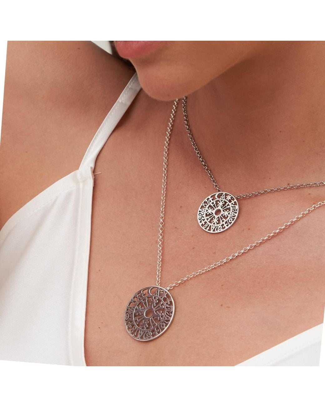 Myrto Katramadou Jewellery Metallic Kaleidoscope Pendant-Plated Small -Classic