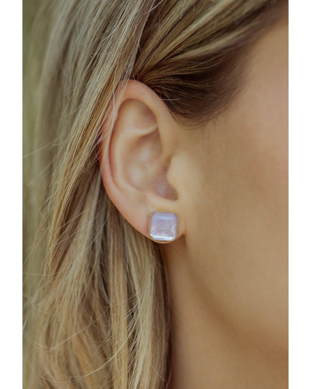 Marcia Moran Blue Isadora Stud Earring