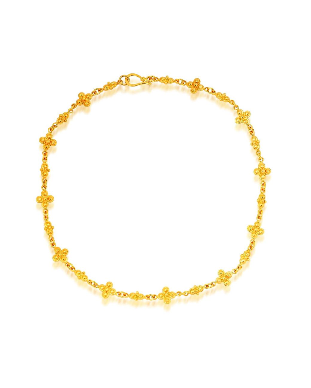Ece London Metallic The Clover Necklace