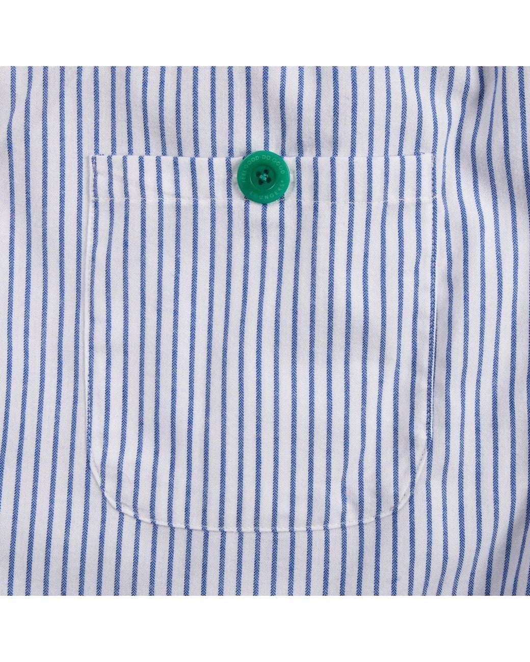 Lounge Blue Organic Cotton Loungewear Trousers-Pants And Striped Design for men