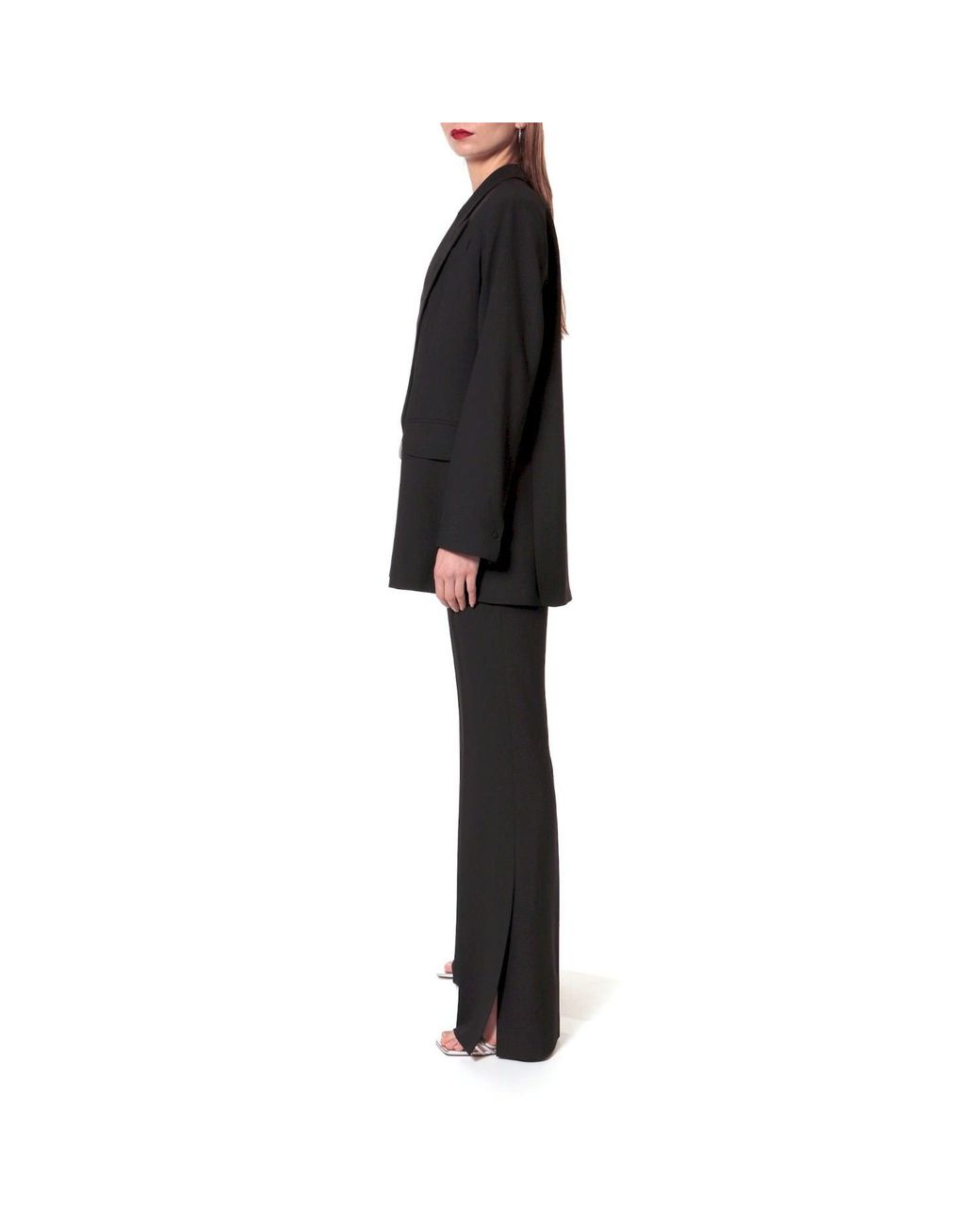 AGGI by HALEWSKI Black Blair Neutral Oversized Blazer
