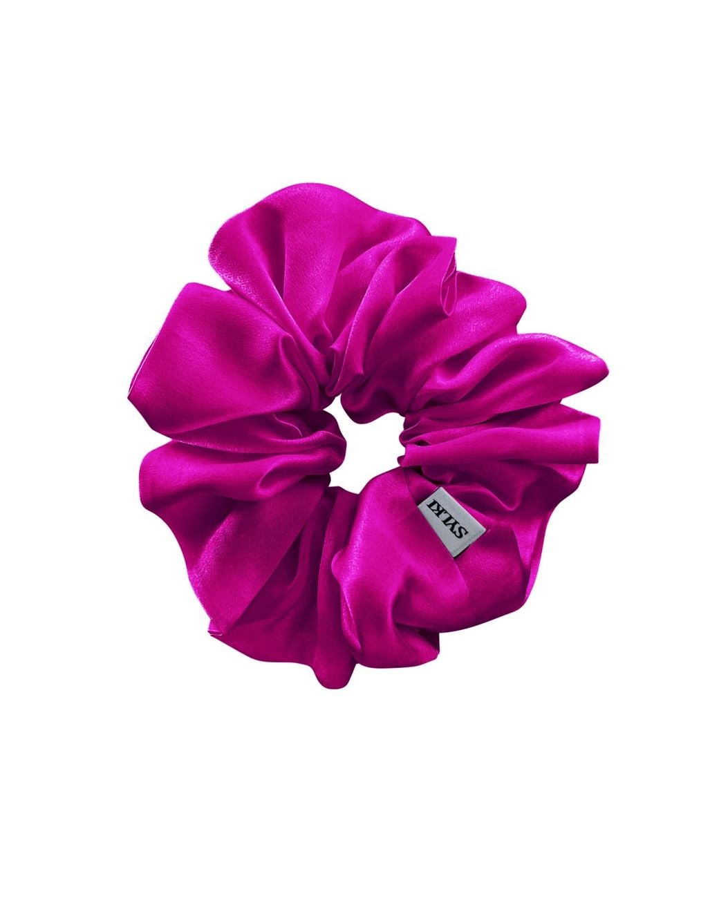 Sylk Purple Silk Scrunchie