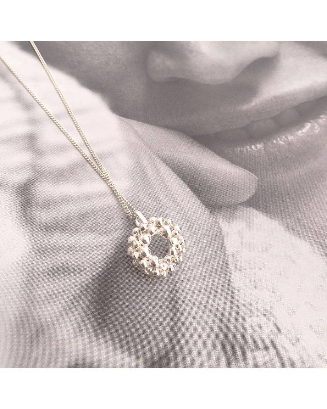 Lily Flo Jewellery Metallic Rock Chic Circle Necklace