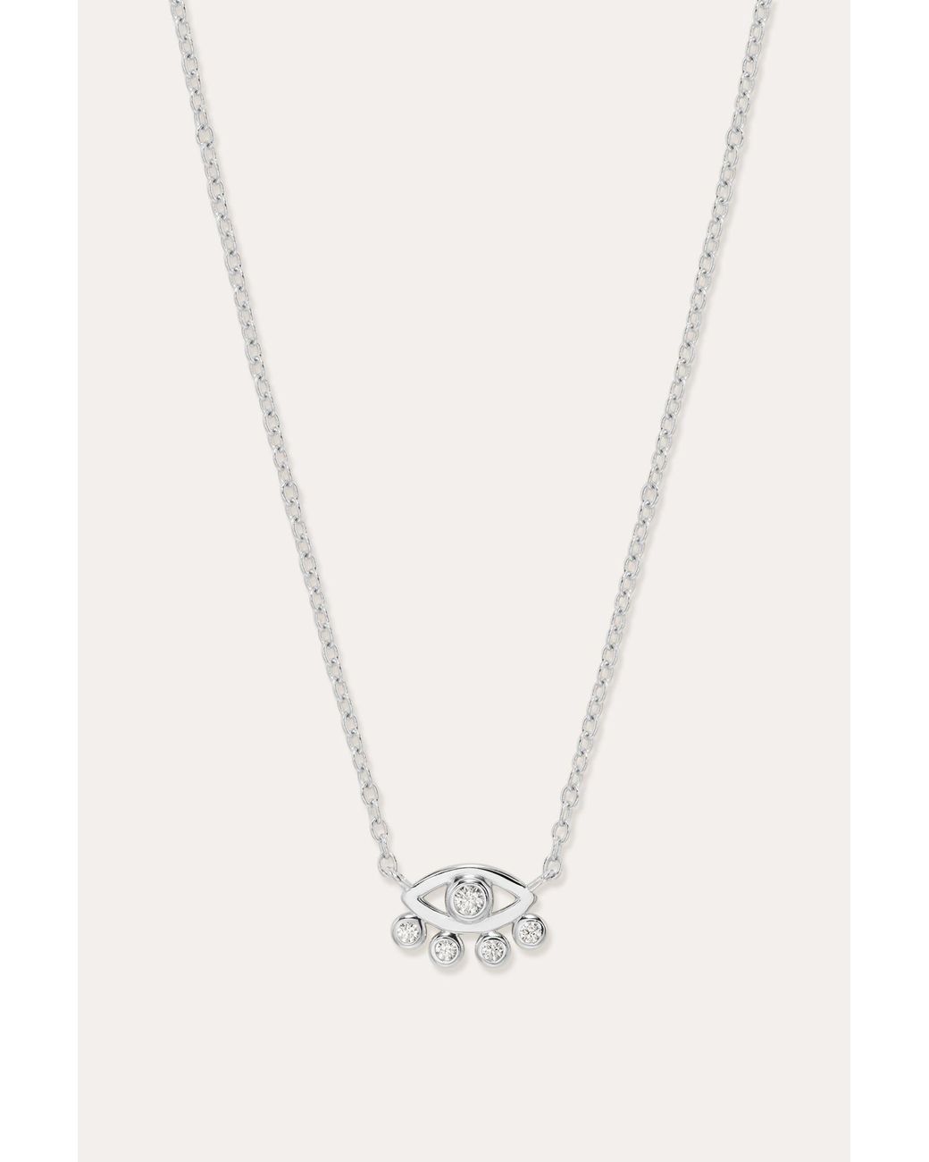 Vanhi Metallic Defender Evil Eye Necklace
