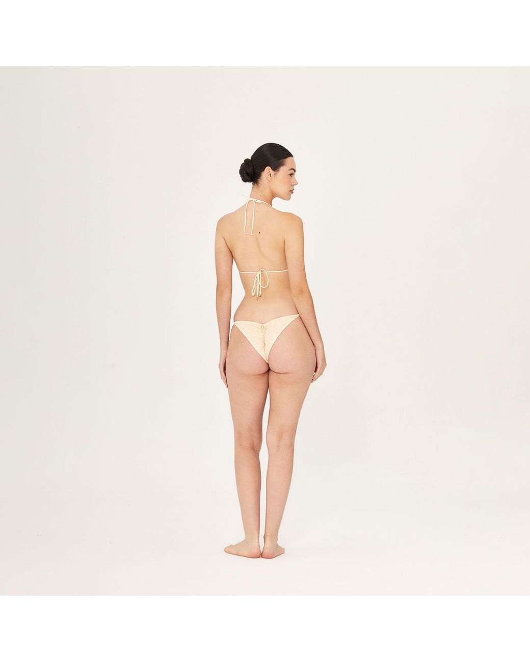 Aguaclara White Neutrals La Perle Triangle Top