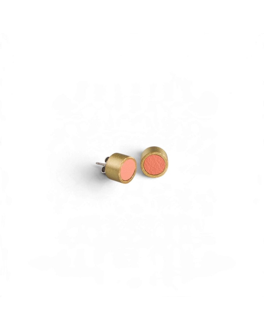 Svetlana Vukov White Small Dot Stud Earrings