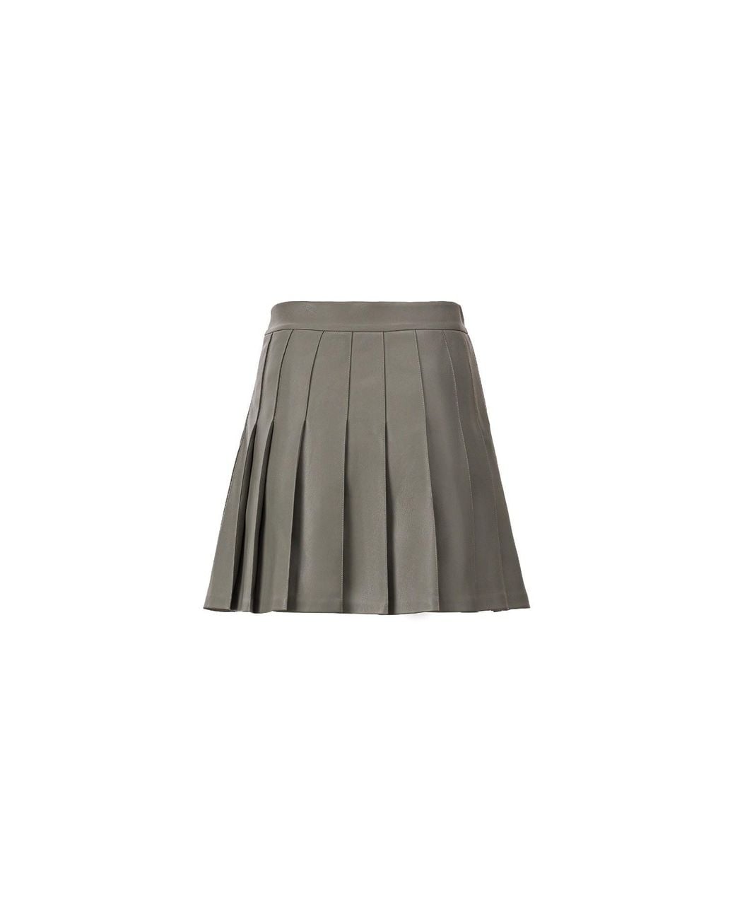 Lita Couture Gray Pleated Skirt