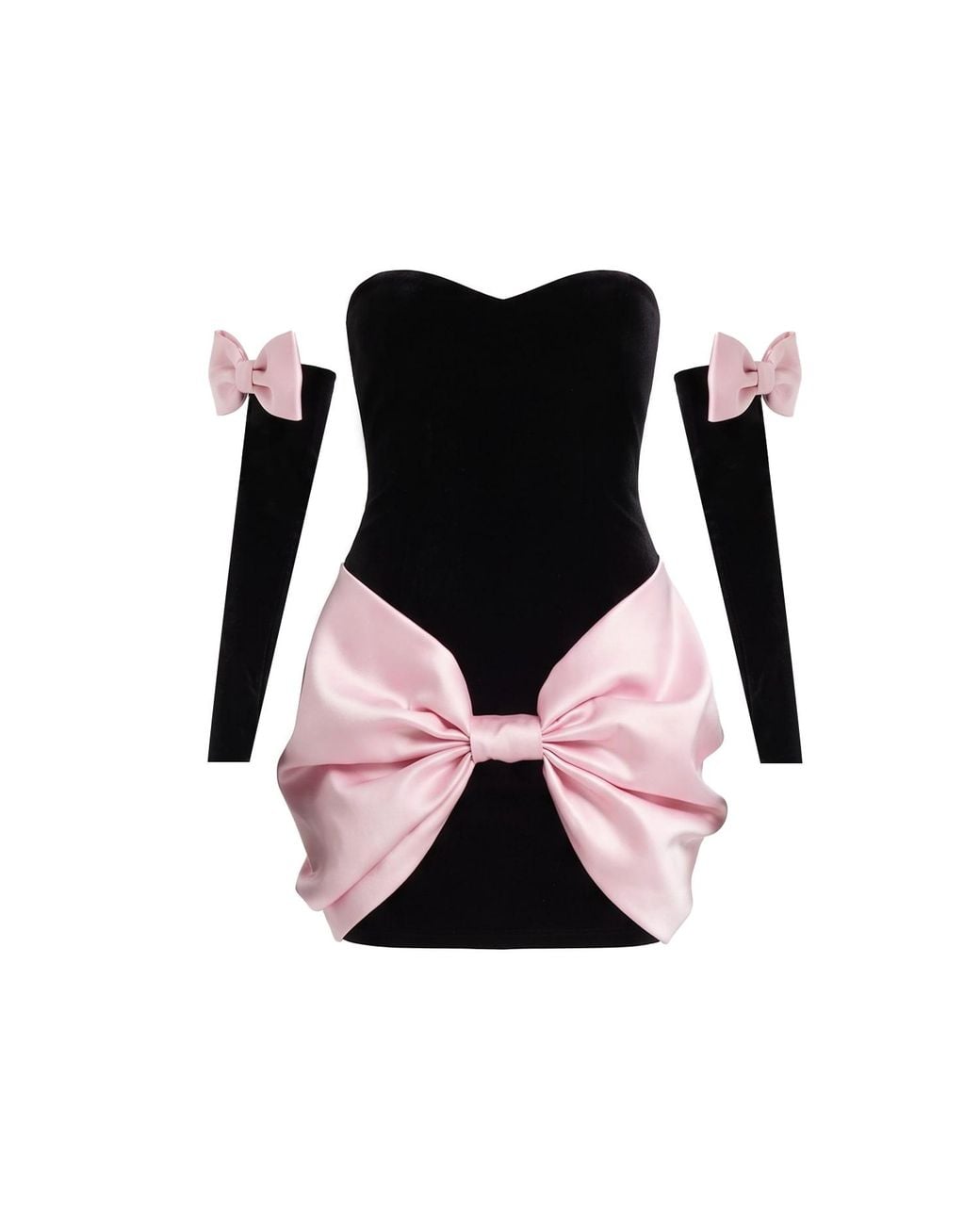 Nur Karaata Black Velvet Society Dress