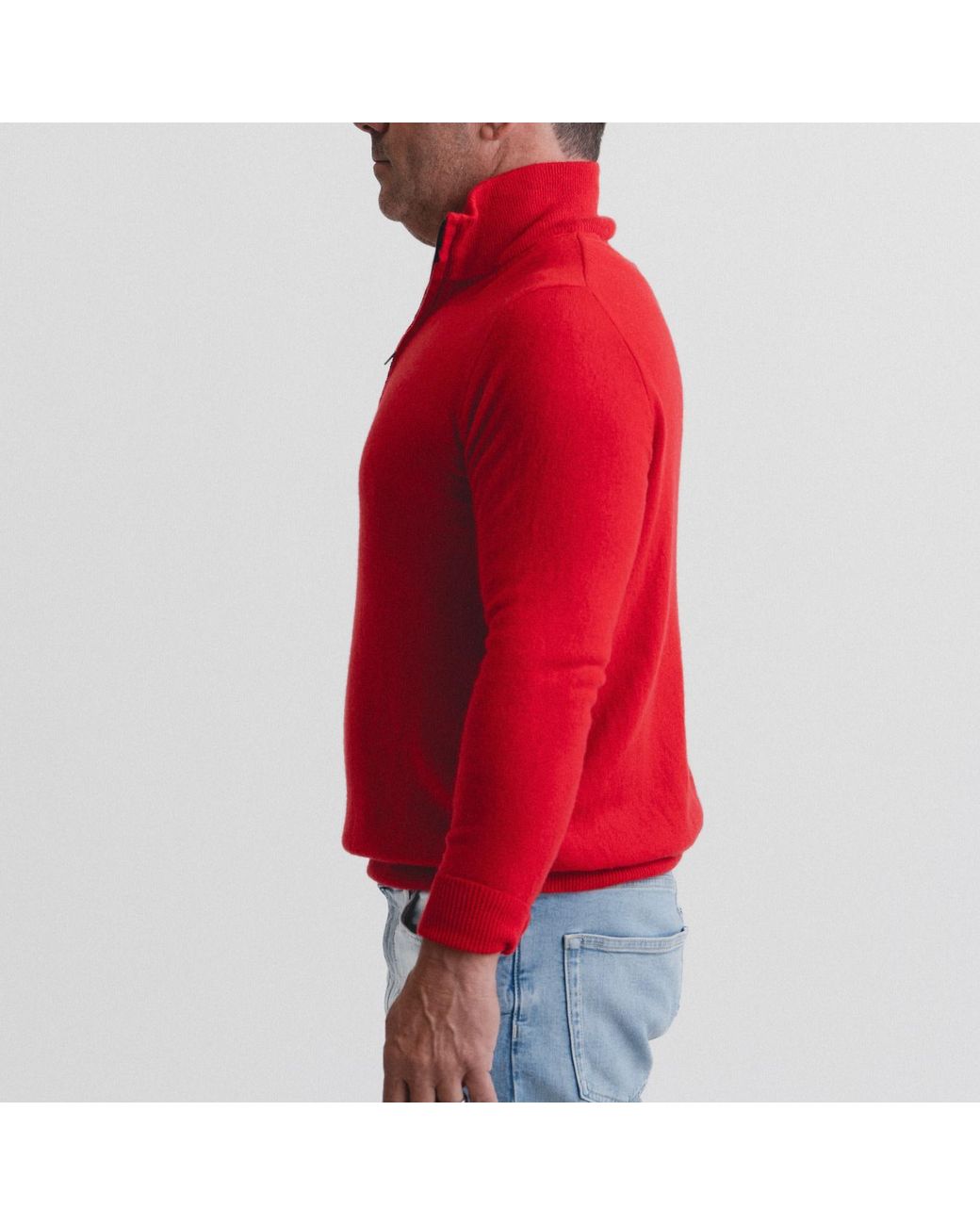 Lindsay Nicholas New York Red Drew Sweater