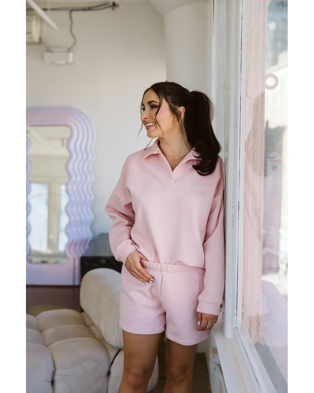 Ocio Leisurewear Pink Everywhere Short