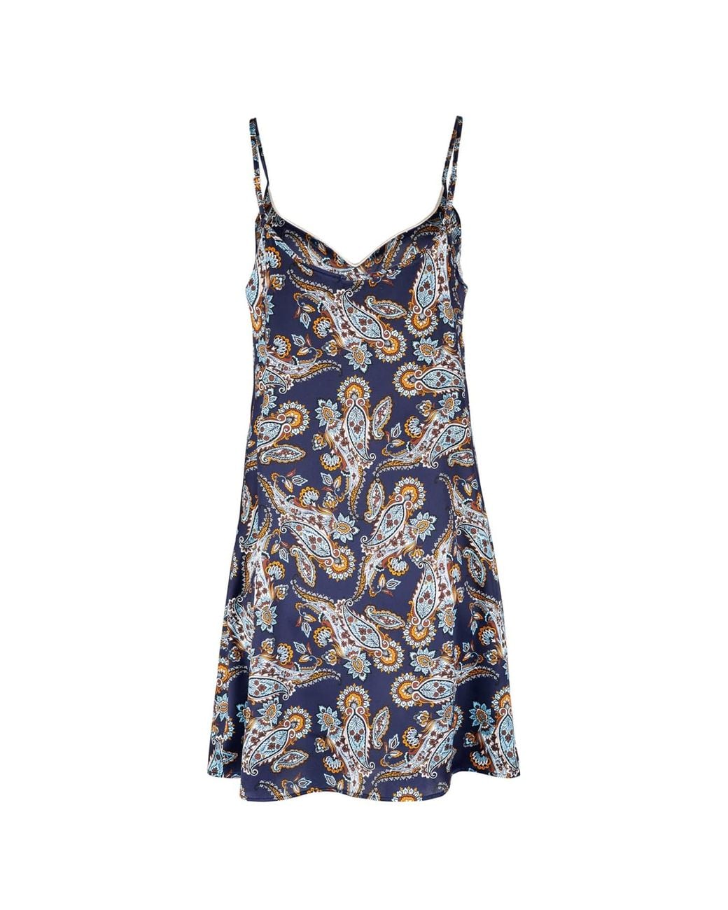 Oh!Zuza Blue Neutrals Silk Slip Nightdress