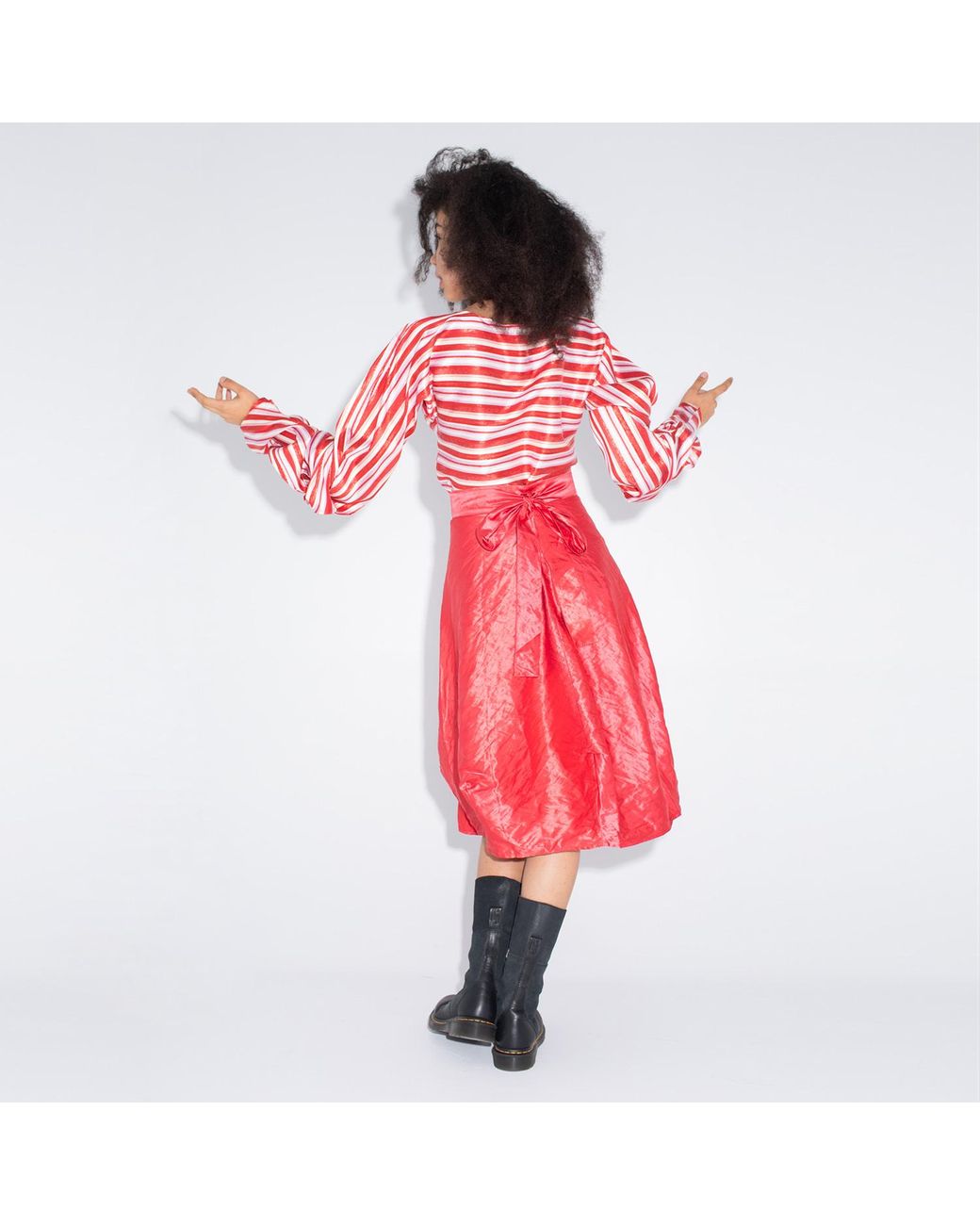 Bianca Popp Pink Wrapped Skirt