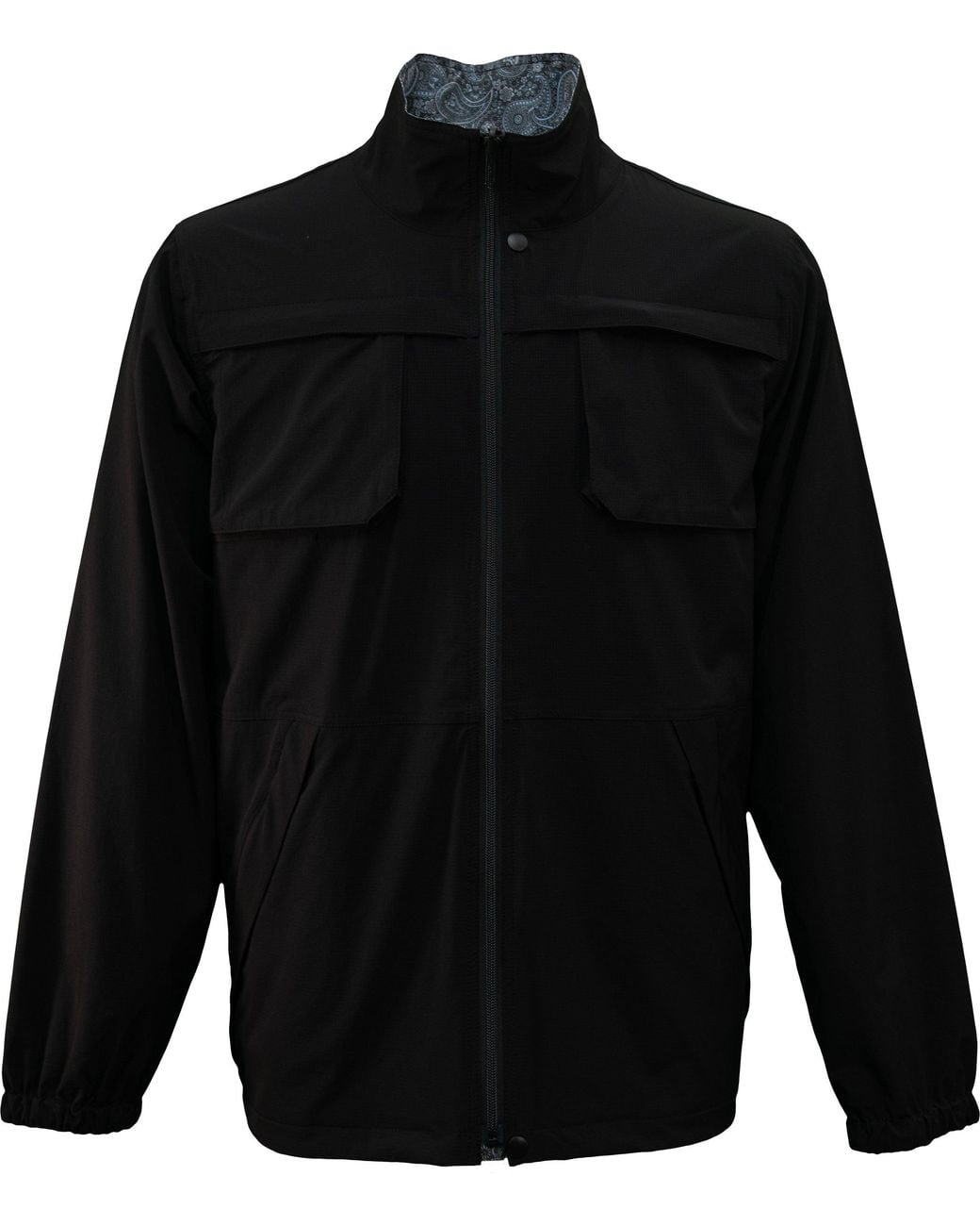 Lords of Harlech Gray Pascal Tribune Paisley Reversible Performance Jacket for men