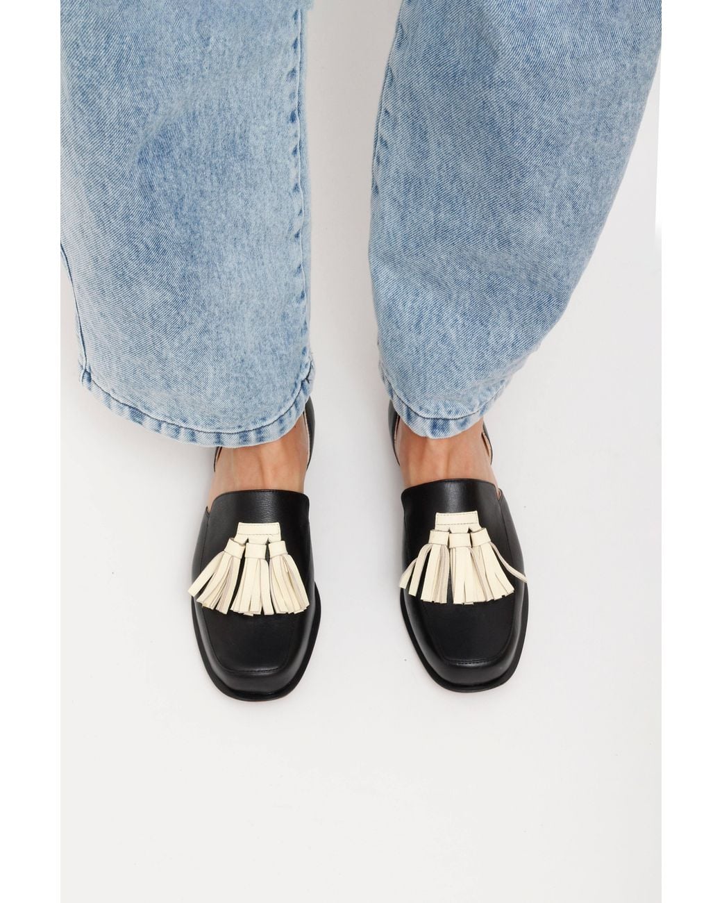 Mafalda Black Loren Tassel Loafer