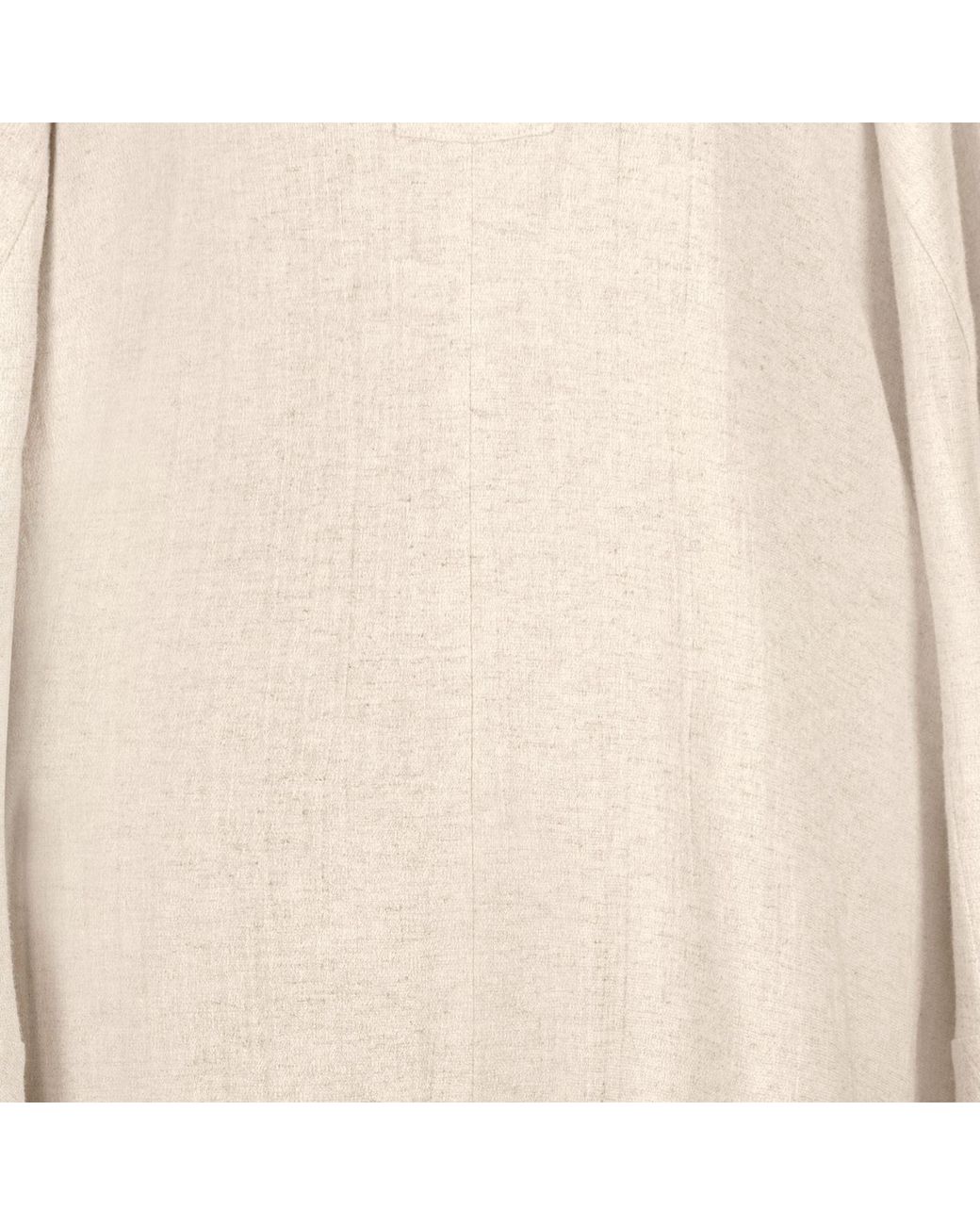 ALINA CERNĂTESCU Natural Neutrals Tunis Mini Cotton Linen Holiday Resort Dress