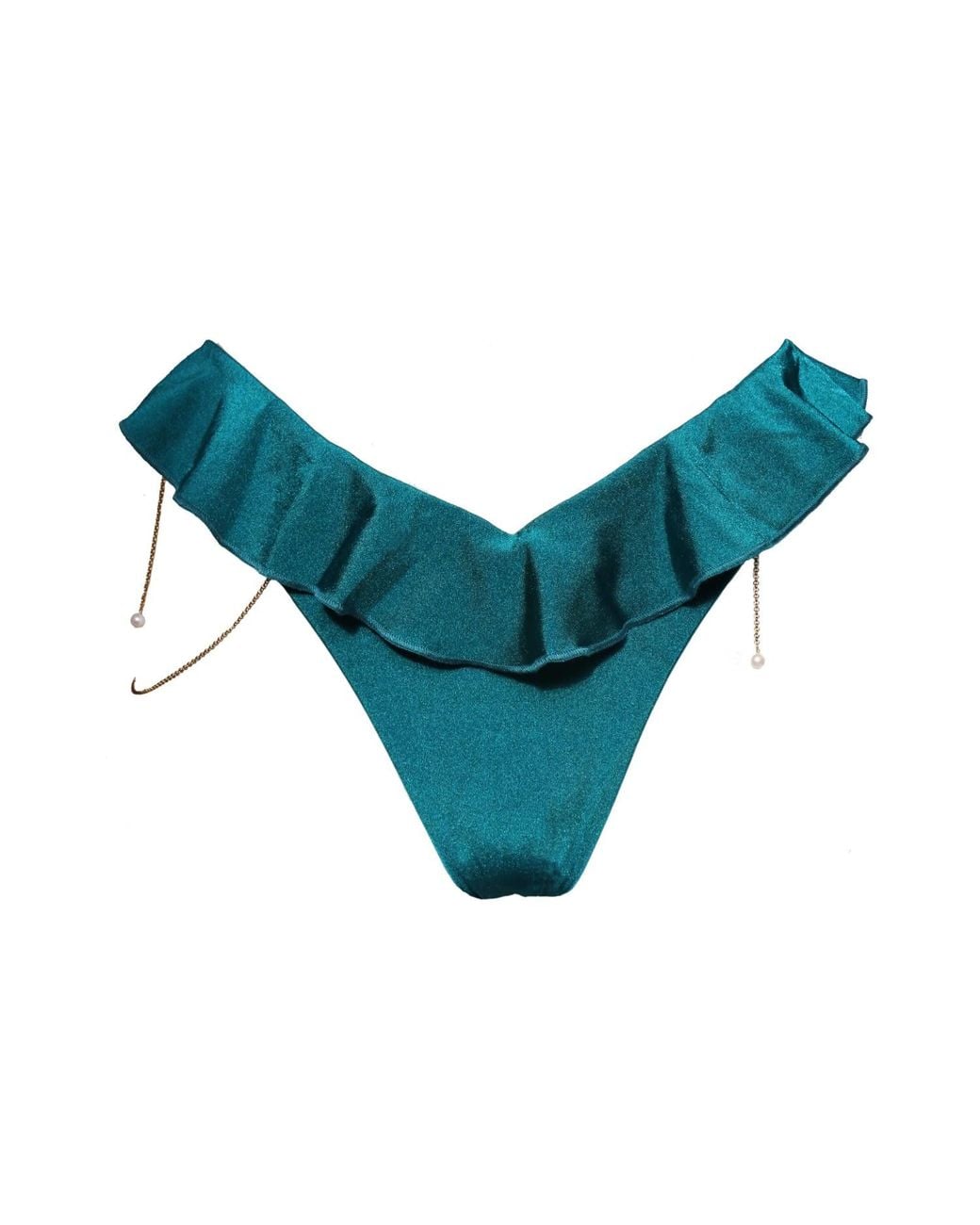 Marquise Swim Blue Bikini Bottom Opera Skirt