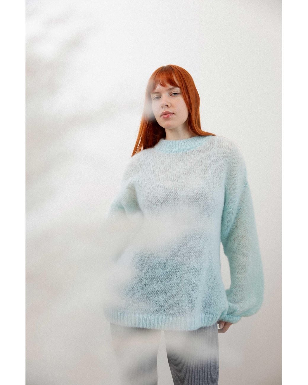 SALANIDA Blue Melody Mohair Jumper