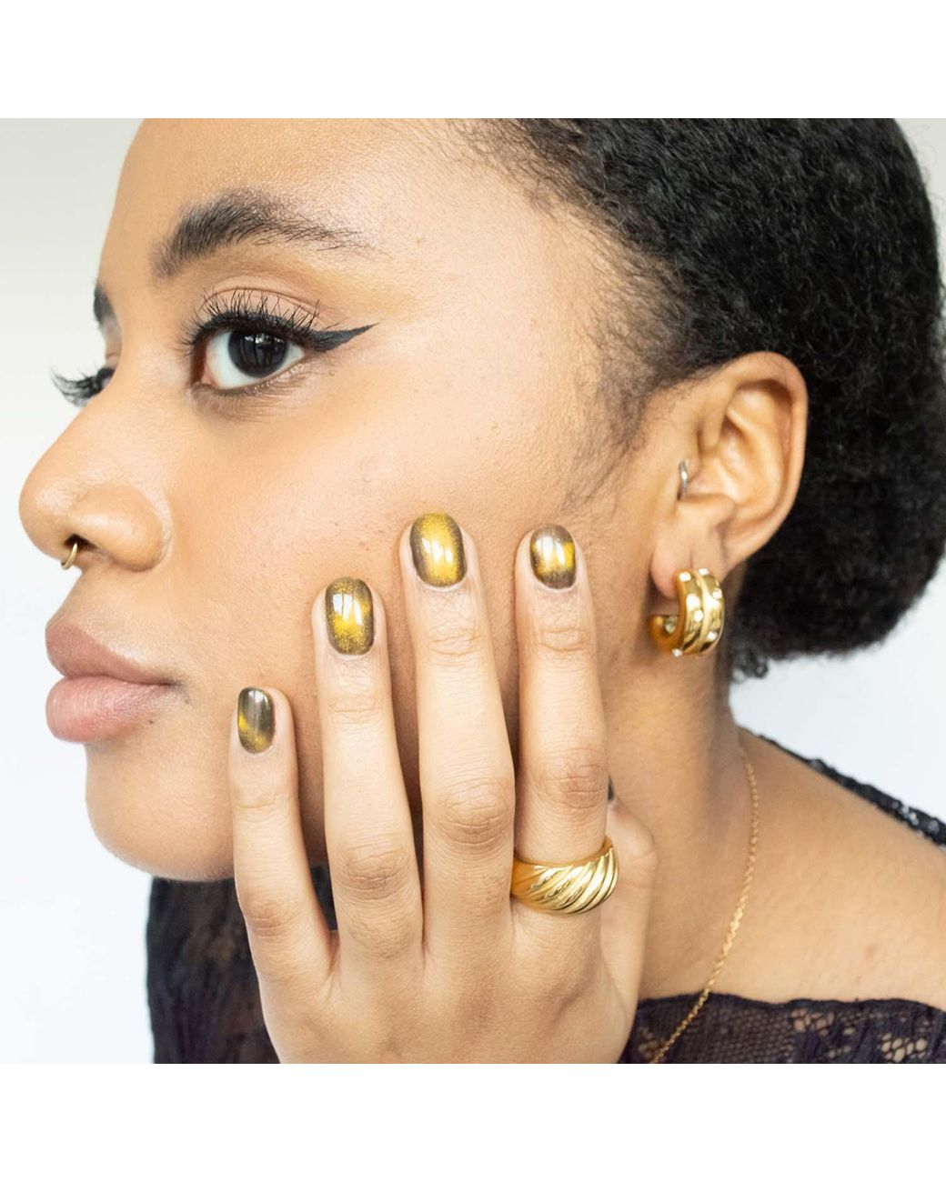 Superdivajewellery Metallic Remi Hoops