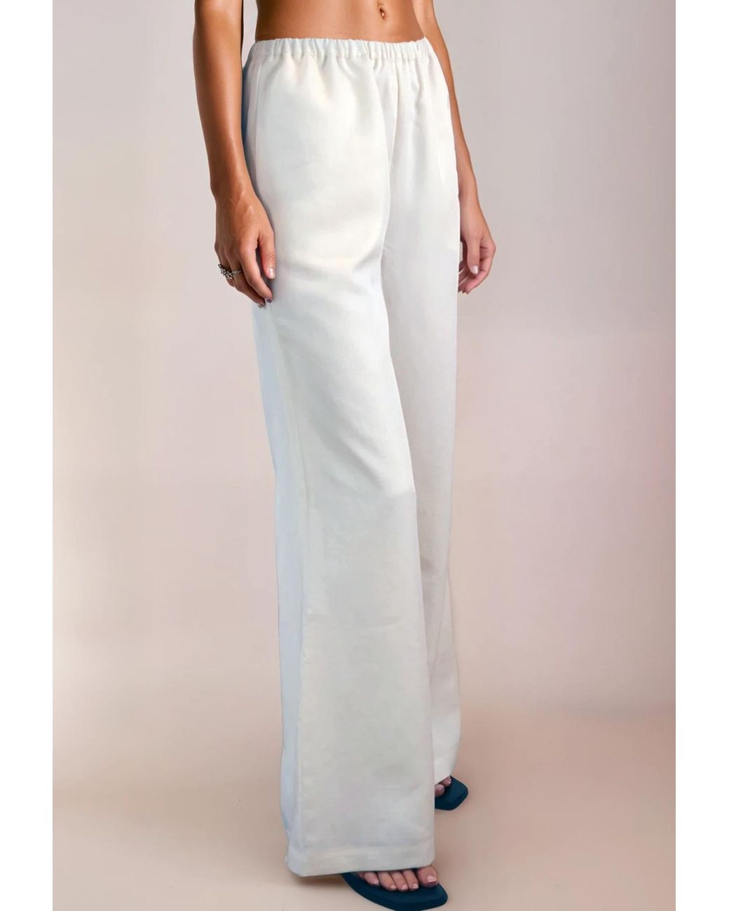 Tohen White Neutrals Manon Pants