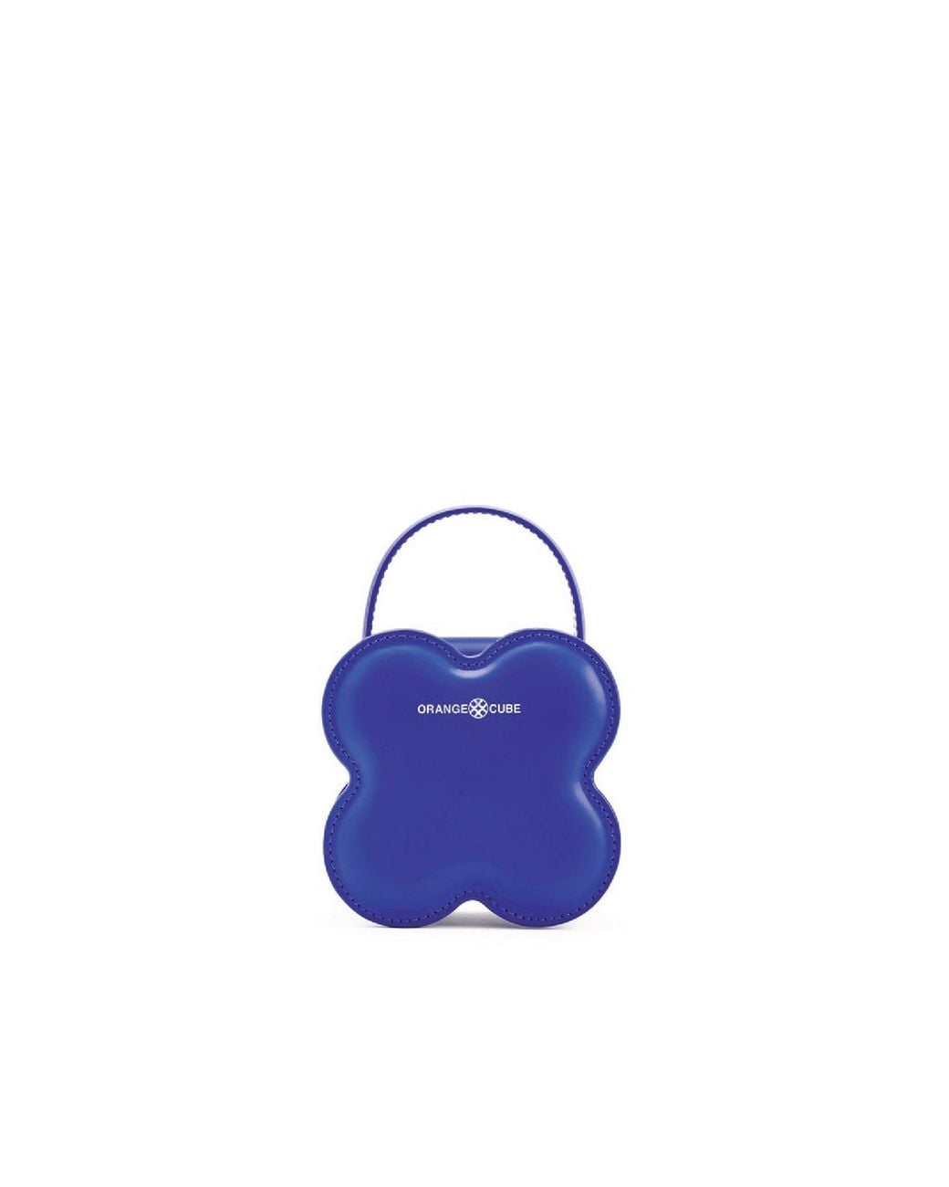 Orange Cube Blue Small Lucky Clover Handbag