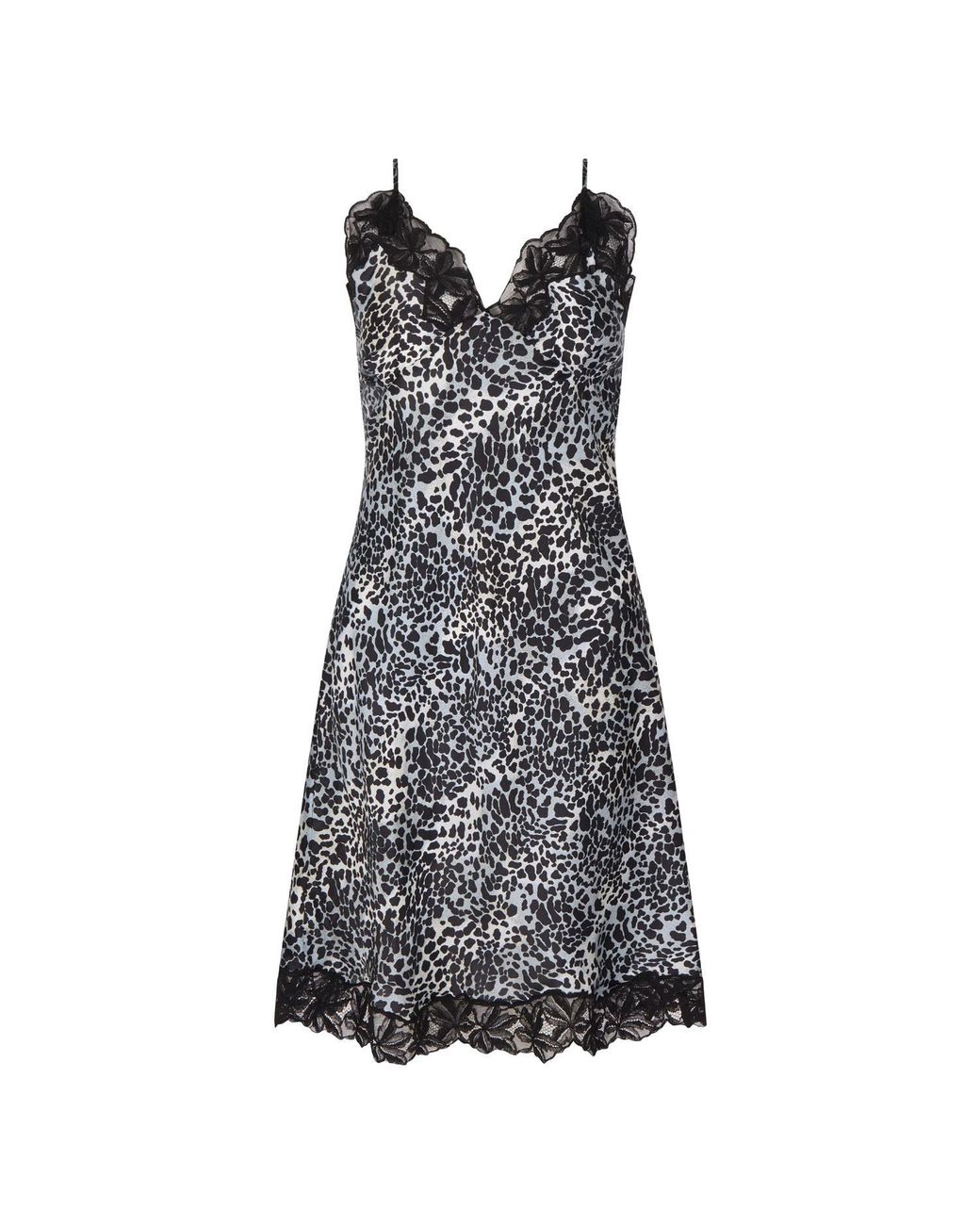 Lisa The Label Black Blossom Slip Dress
