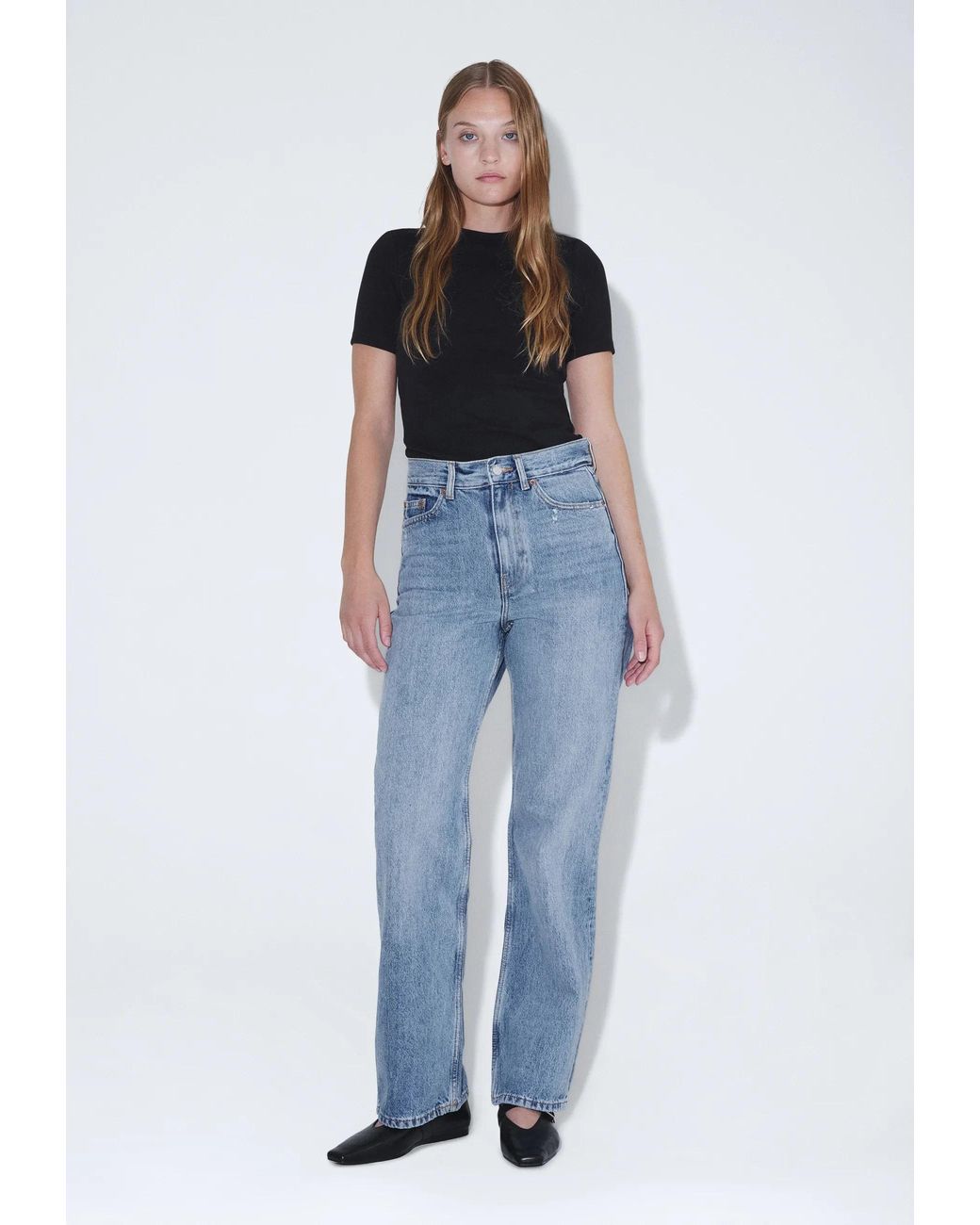 Dr. Denim Blue Echo High Straight