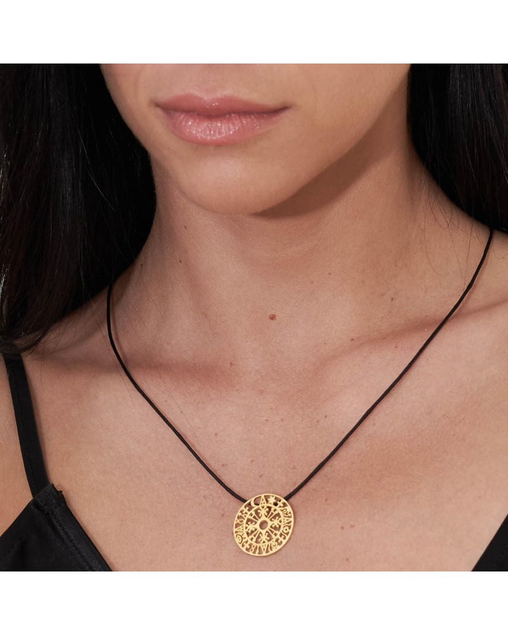 Myrto Katramadou Jewellery Metallic Kaleidoscope Pendant-Plated Small -Classic