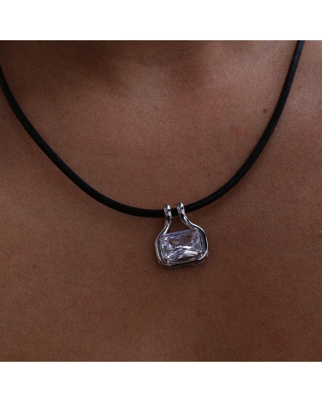 The M Jewelers Metallic The Naia Gem Pendant Necklace