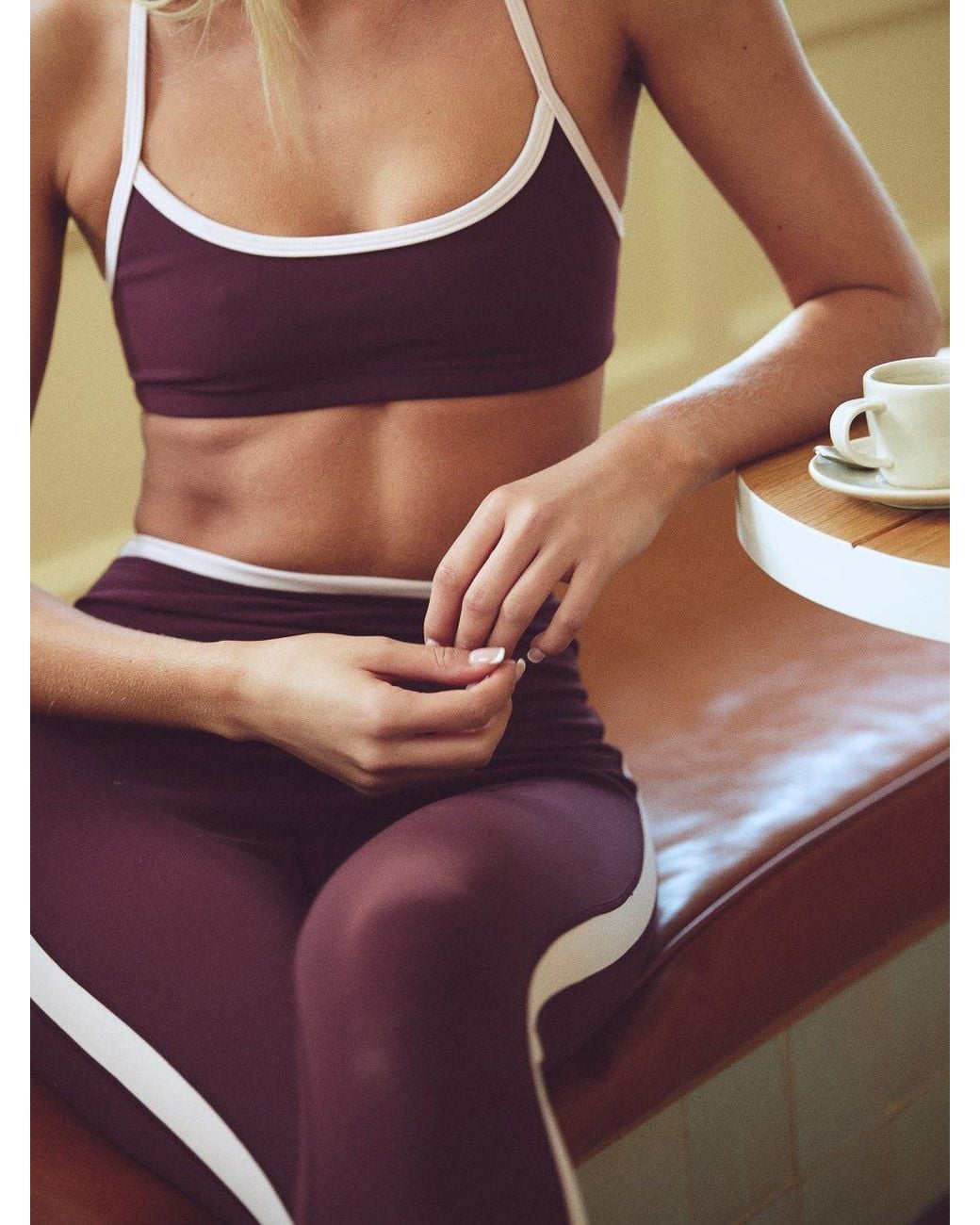 Bondi Active Red Strappy Scoop Bra