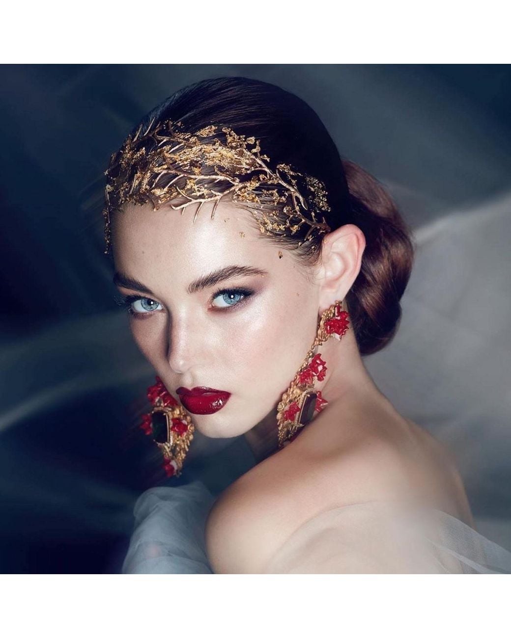 Stephanie Browne Australia Metallic Willow Headpiece